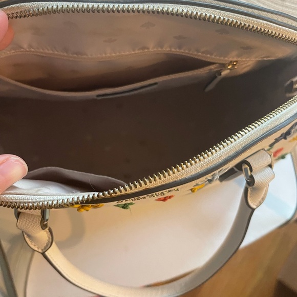 Kate spade raffia flower satchel - Picture 3 of 3